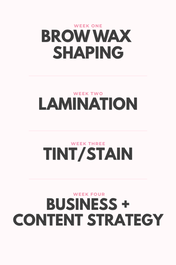 4-Week Brow Artistry Master Training (2:1)