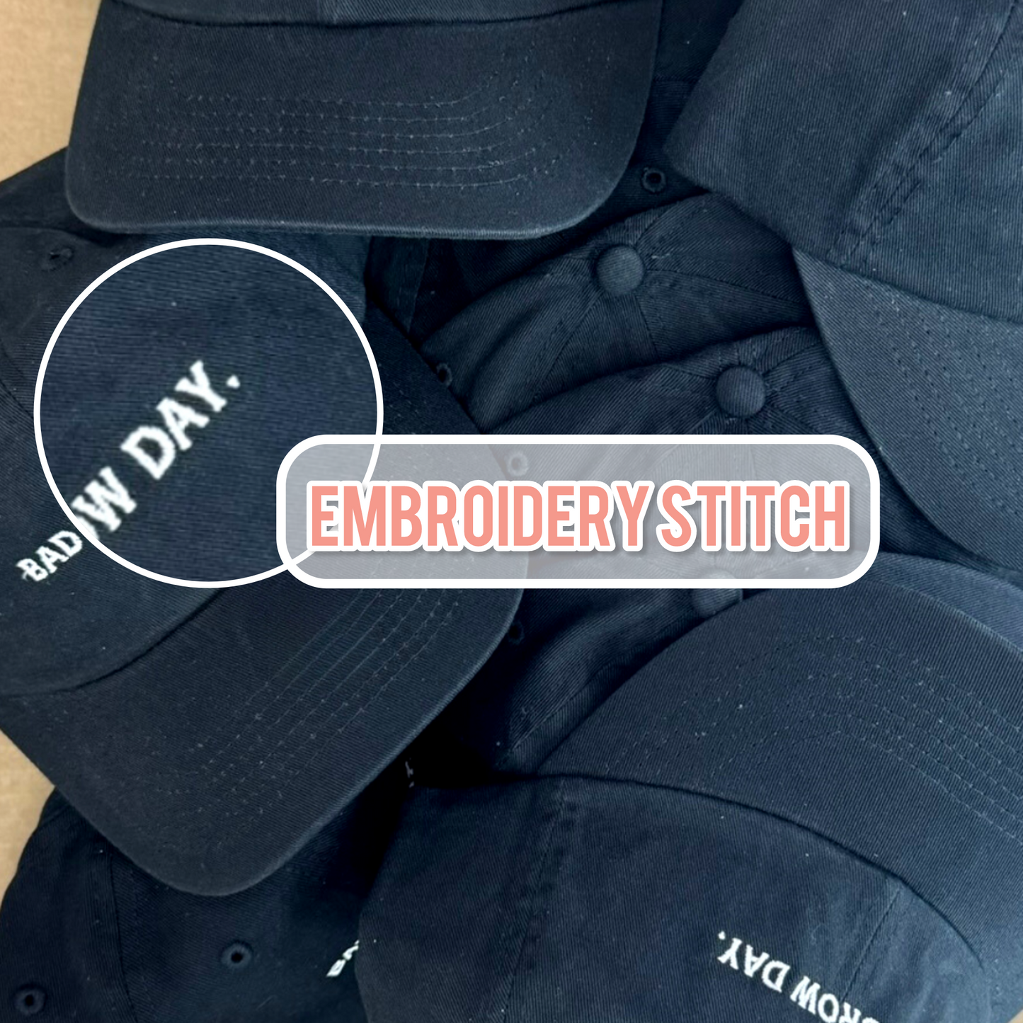 Bad Brow Day- Women's Dad Hat (black)