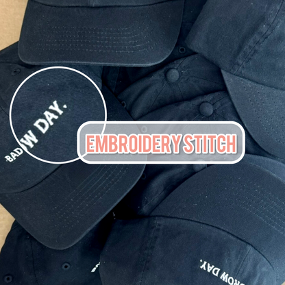 Bad Brow Day- Women's Dad Hat (black)